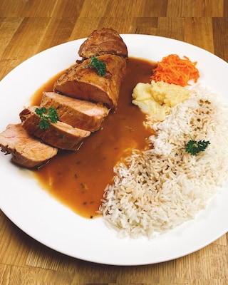 Produktabbildung 1 für Schweinefilet in Cognacrahmsoße