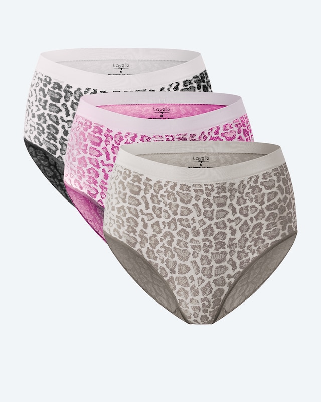 Seamless Slips "Leopard", 3er Pack