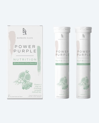 Produktabbildung 1 für Powerpurple, 2x 20 Brausetabletten