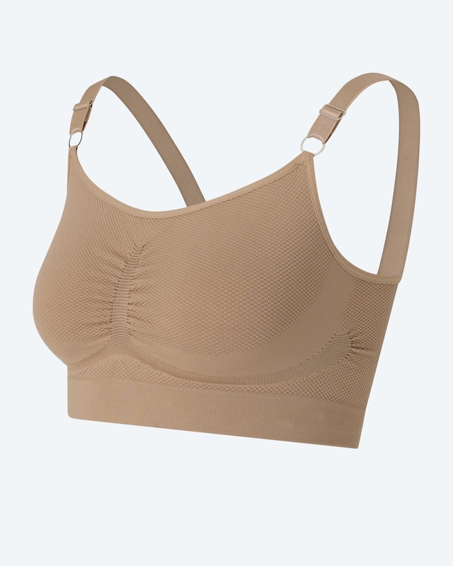 Bustier mit Waffelstruktur