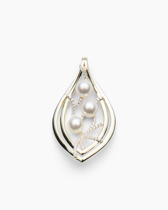 Produktabbildung für Anhänger mit MK-Perle 7 mm & Zirkonia