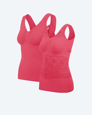 Produktabbildung 2 für Leichttops (uni & Corsagenspitze), Duo