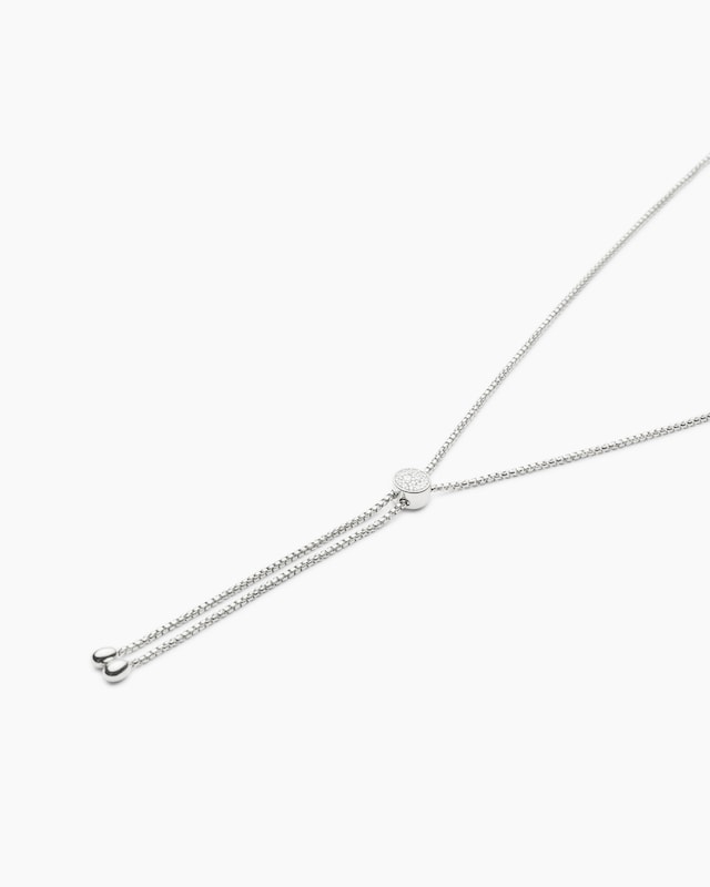 Y-Collier mit Zirkonia