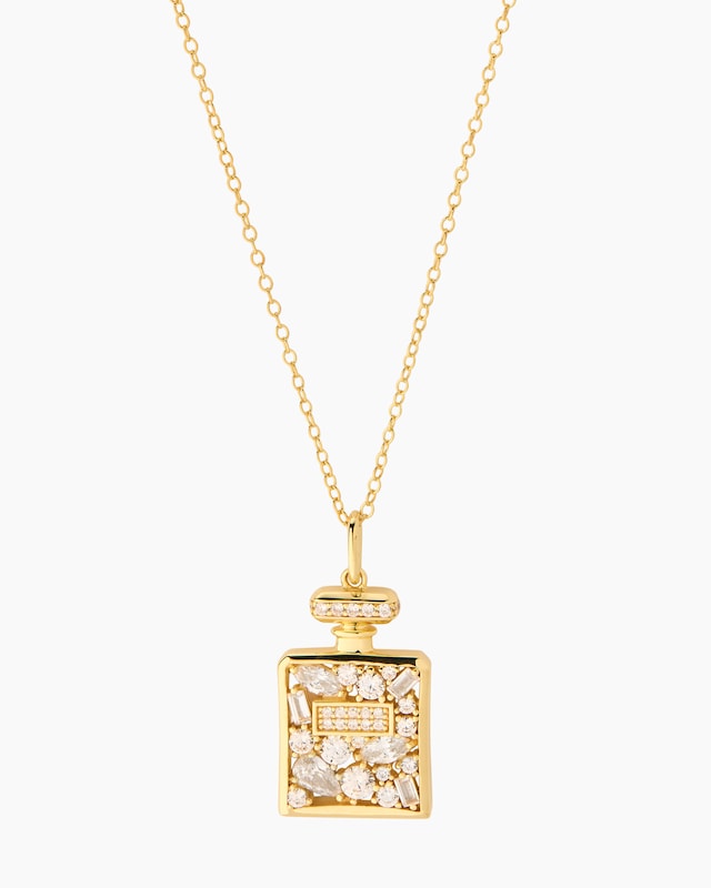 Kette + Anhänger mit Zirkonia