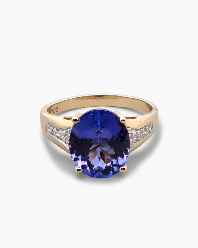 Ring mit Tansanit "Star of Africa" & Brillanten