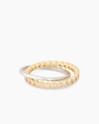 Produktabbildung 1 für Ring-Set, 2tlg. mit Zirkon
