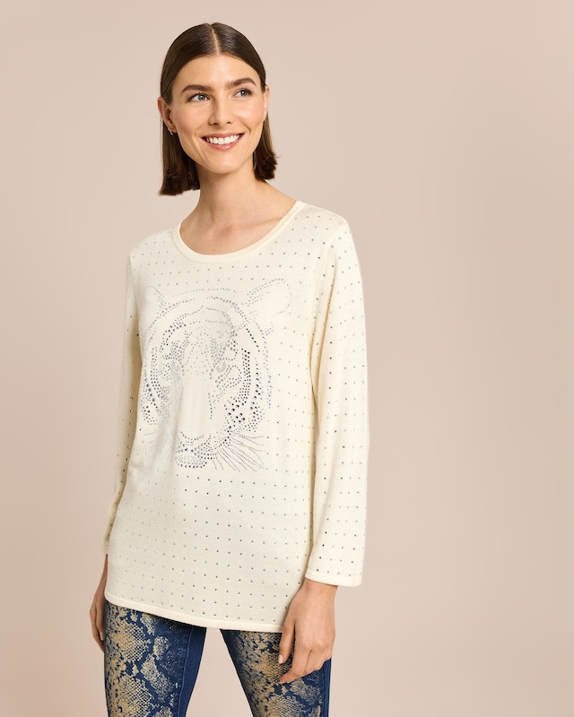 Pullover mit Deko