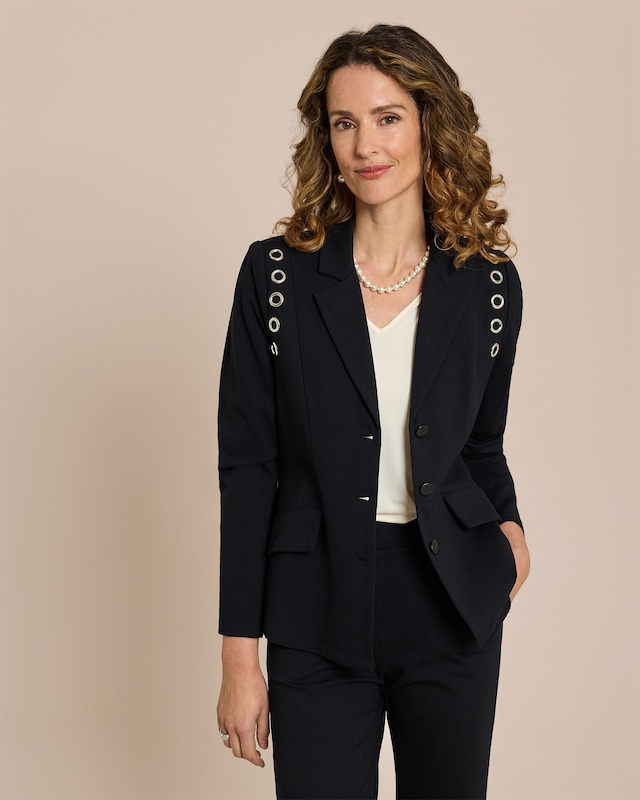 Blazer mit Ösen