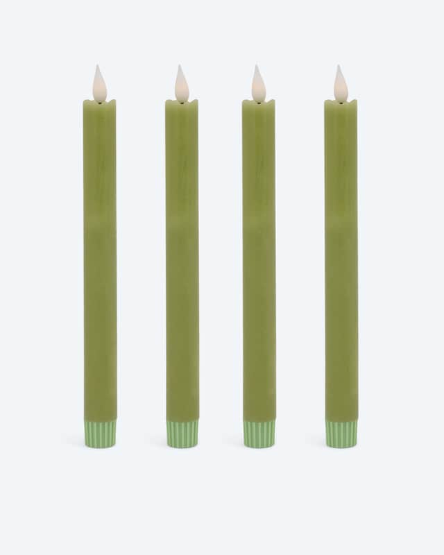 LED-Stabkerze "Long Shine", 4tlg.