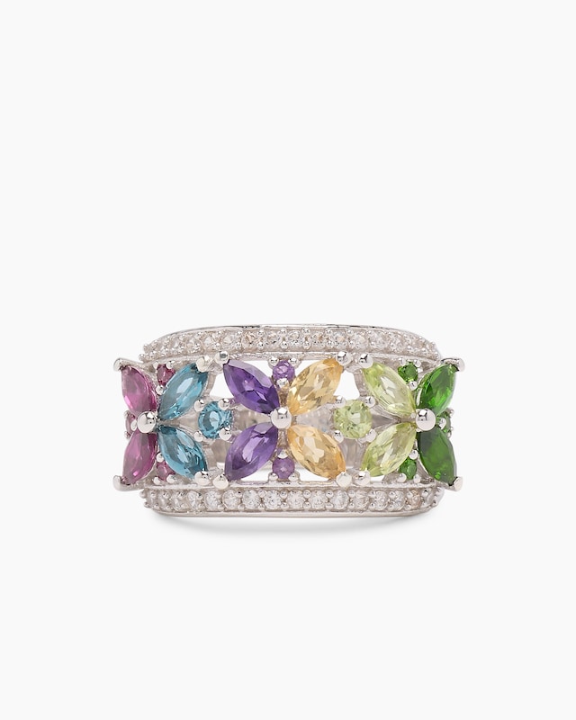 Ring mit Multi-Edelstein