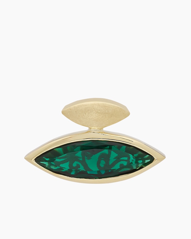 Anhänger mit Saphir oder Zirkonia