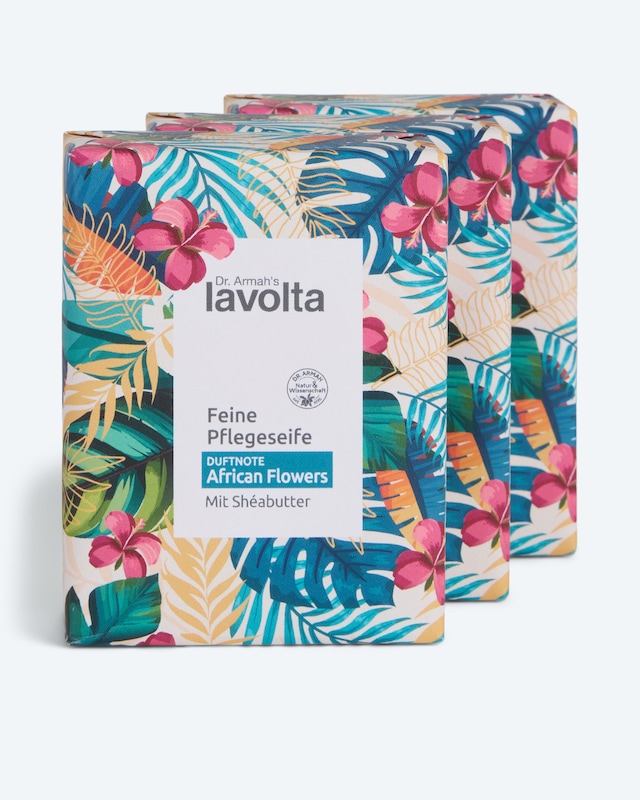 Seife African Flowers, Trio