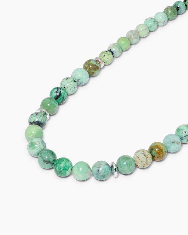 Collier mit Variscit & Hämatit