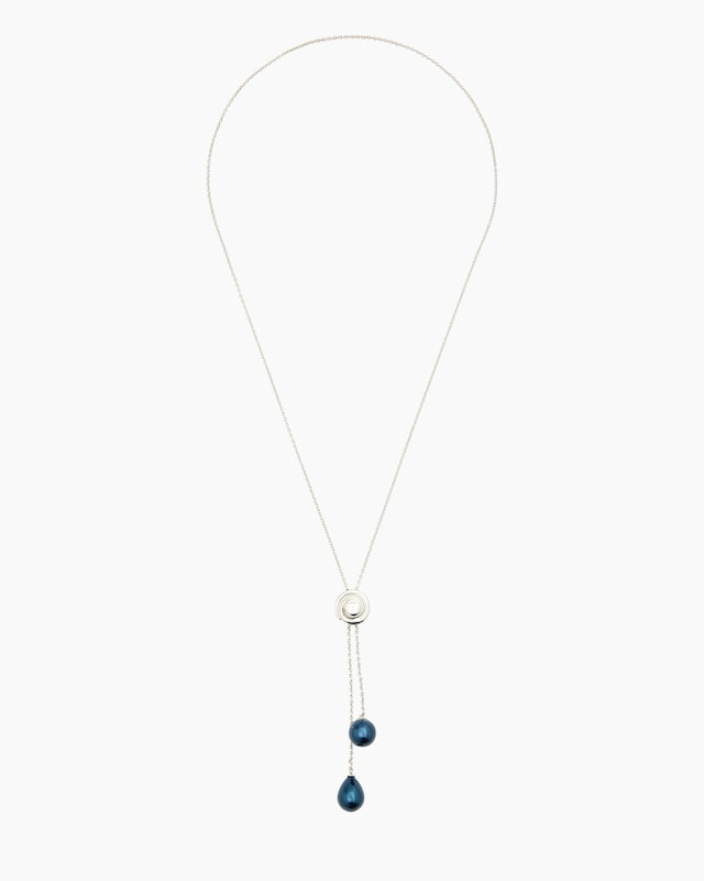 Slider-Collier mit MK-Perlen 12 & 12 x 15 mm