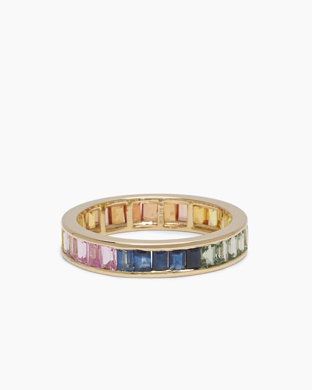 Ring mit Multi-Saphir
