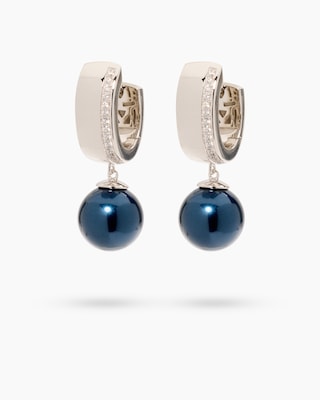 Produktabbildung 3 für Creolen mit MK-Perle 12mm & Zirkonia