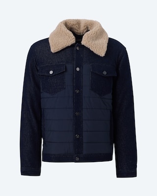 Produktabbildung 3 für Menswear wattierte Jeansjacke