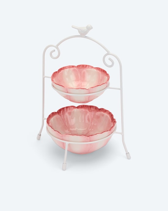 Produktabbildung für Etagere im Blumen-Design