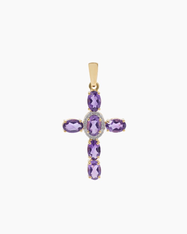Anhänger mit Amethyst & Zirkon