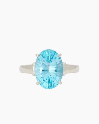 Produktabbildung 1 für Ring mit Swiss Blue Topas