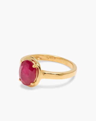 Produktabbildung 2 für Ring mit Sambia Rubin