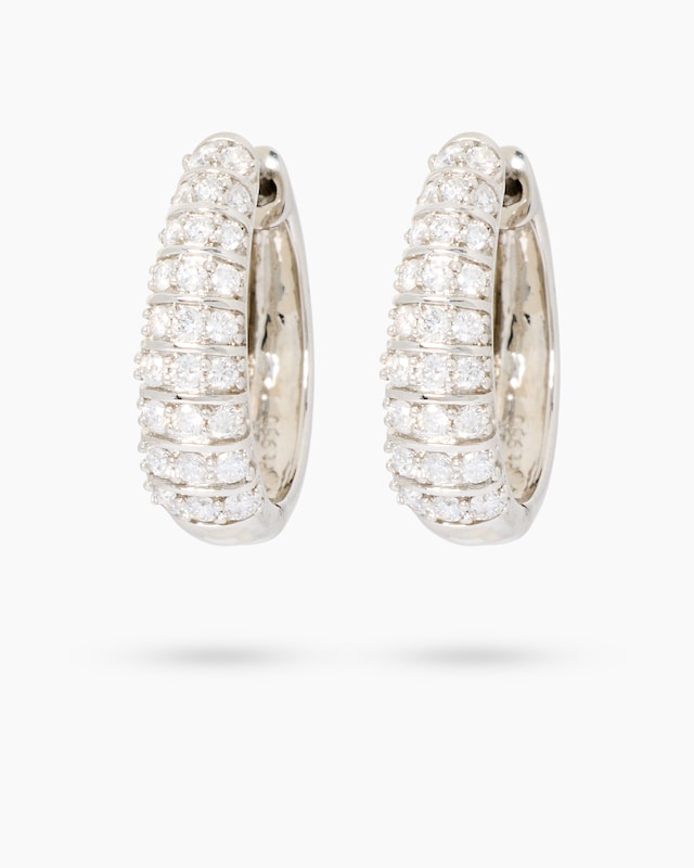 Brillant-Creolen ca. 0,75 ct