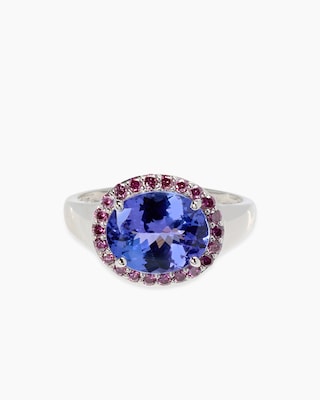 Produktabbildung 2 für Ring mit Tansanit AAAAA und Brillant