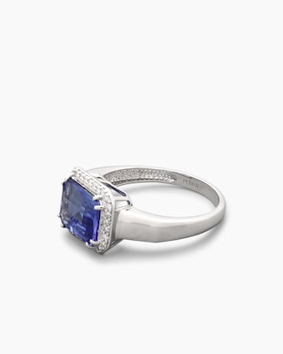 Produktabbildung 3 für Ring mit Tansanit AAAAA & Brillanten