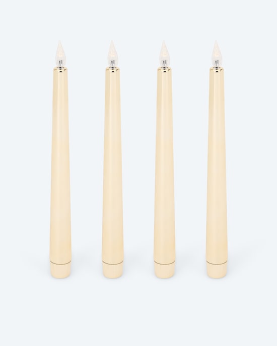 Produktabbildung für LED-Stabkerzen "Shiny", 4tlg.
