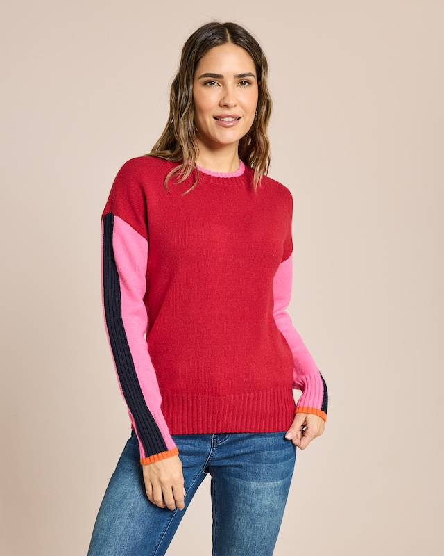 Pullover Farbspiel