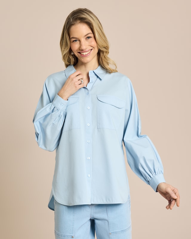 Jeansbluse