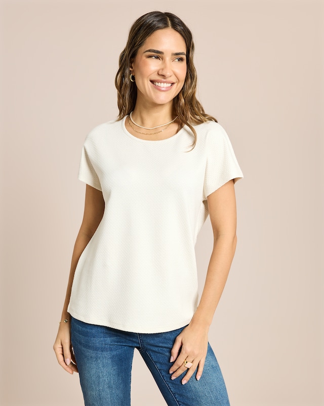 Shirt mit Struktur
