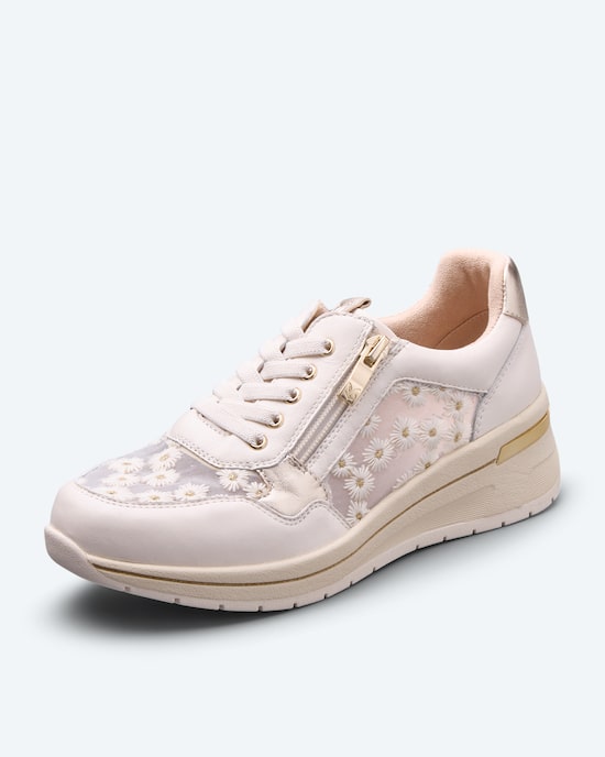 Produktabbildung für Sneaker mit Blumenmesh