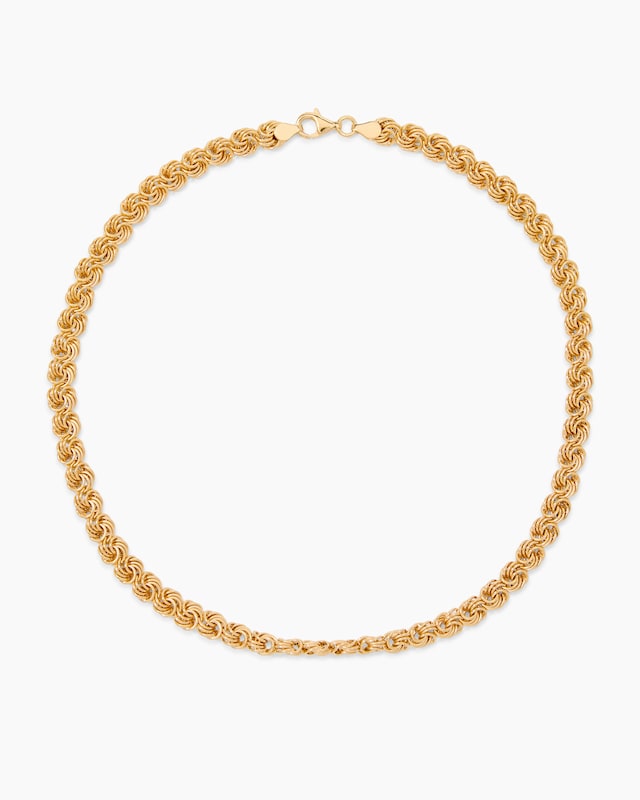 Collier im Rosen-Design