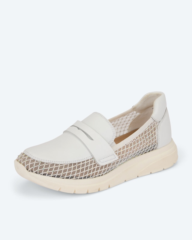 Slipper mit Mesh und Strass