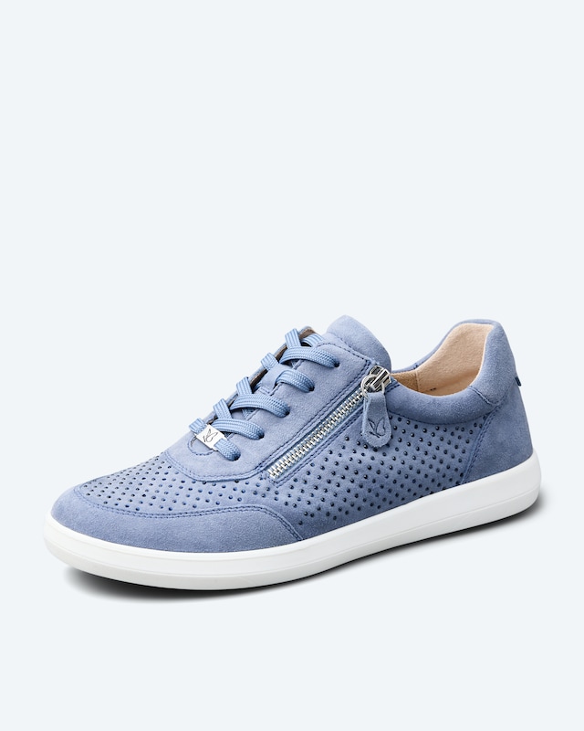Sneaker mit Strass in H-Weite