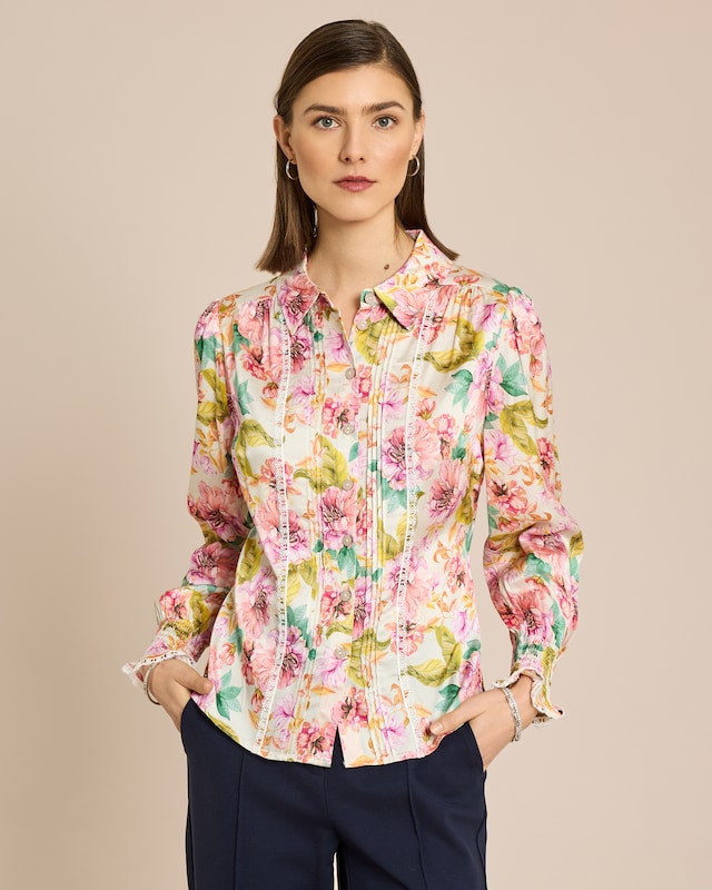 Bluse mit Print