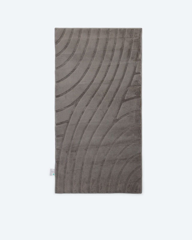 Jacquard-Teppich in Kaninchenfell-Optik