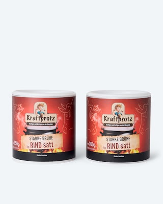 Produktabbildung 1 für Kraftprotz Fleischbrühe, 2x 350 g