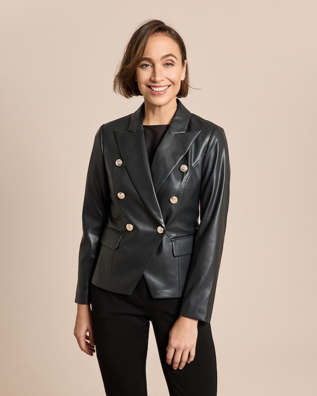 Blazer in Lederimitat Modell Wow