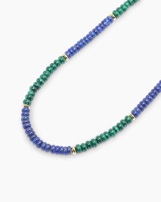 Produktabbildung 1 für Collier mit Lapis und Malachit