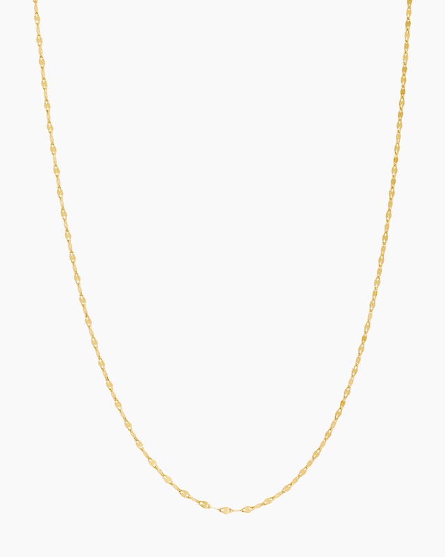 Plättchenkette aus Gold 750