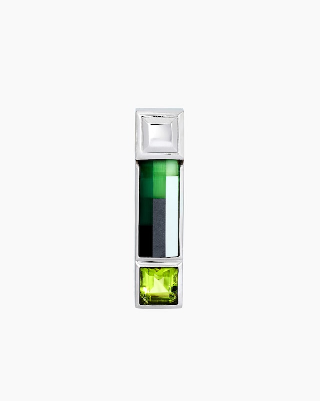 Gleiter mit Mosaik-Edelstein und Peridot