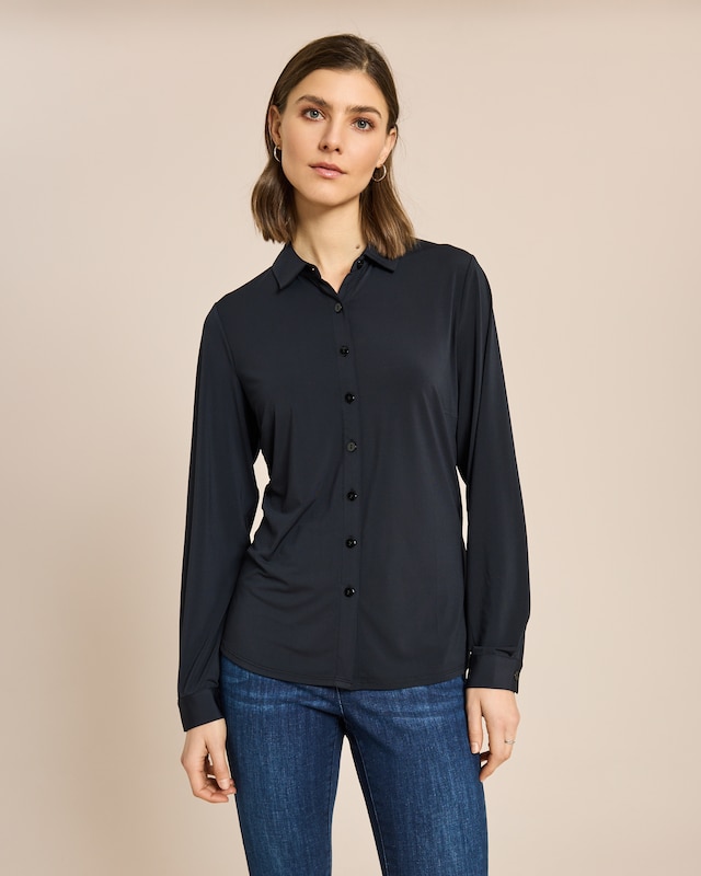 Bluse aus Jersey mit Exklusivdruck