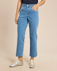 Produktabbildung für Straight leg Jeans mit Stickerei