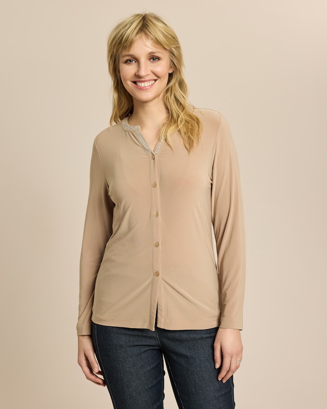 Bluse aus Jersey