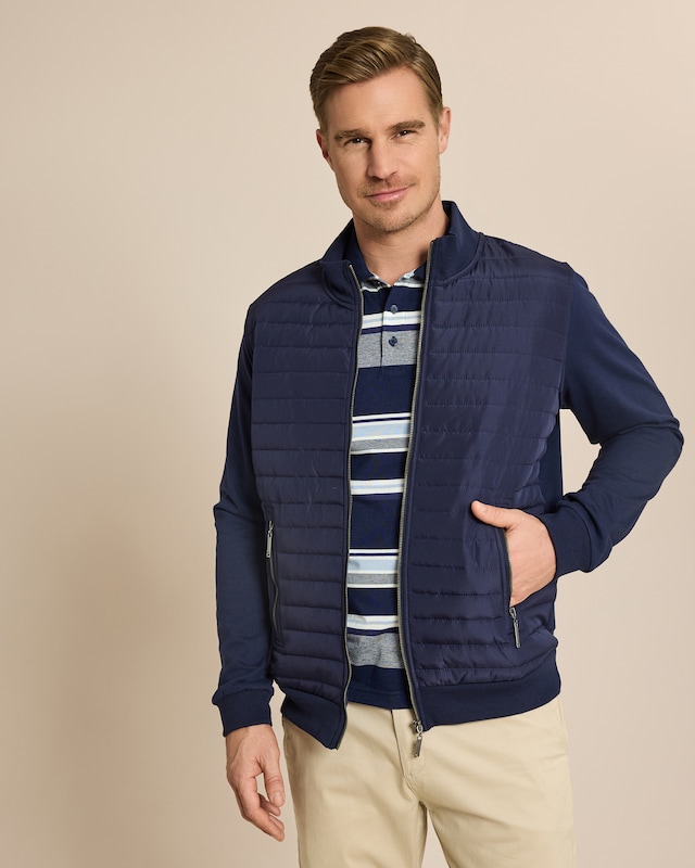 Sweat-Steppjacke