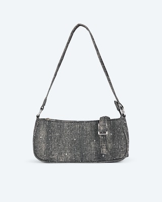 Produktabbildung 2 für Denim-Tasche mit Steinchen