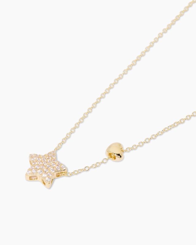 Anhänger mit Kette und Zirkonia