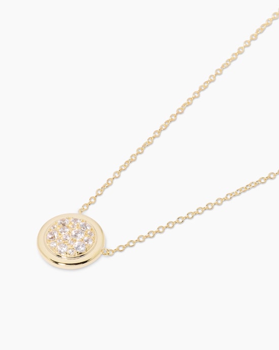 Produktabbildung für Anhänger mit Kette und Zirkonia
